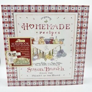Susan Branch Homemade Recipes Book Scrapbook Keeper Binder Stickers Tabs Cards